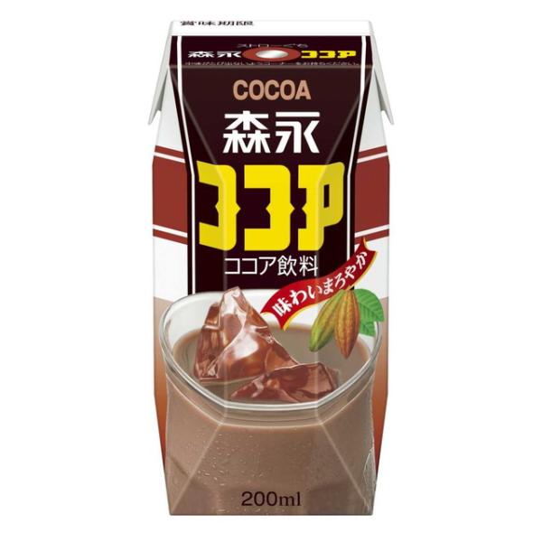 ココアとミルクをバランスよく配合した、コクがあり飲みやすい飲みきりサイズのココア飲料です。ココア
