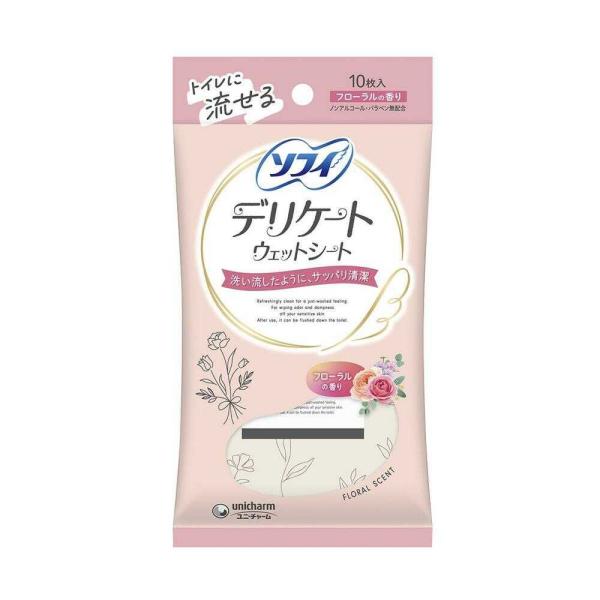 デリケートウェットは、髪の毛の1／1000の超極細繊維配合で、デリケートな肌のニオイまで洗い流したようにサッパリ清潔に保てます。ポーチにすっぽり入るコンパクトサイズです。使い終わった後も、トイレにそのまま流せて後処理も簡単です。