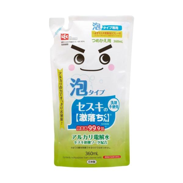 他サイト： レック 激落ち君セスキ密着泡スプレー詰替 360mlの商品画像