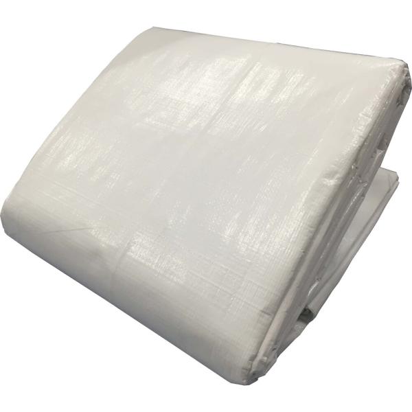 ●清潔感のあるホワイトで景観を損なわない厚手の作業用シートです。●色：ホワイト●幅（ｍ）：５．２●長さ（ｍ）：７．０●厚さ（ｍｍ）：０．２２●ハトメ数（個）：２８●ハトメピッチ（ｃｍ）：９０●番手（＃）：３０００●耐久期間：約６ヵ月〜１年●...