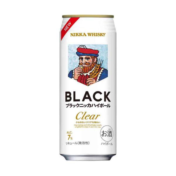 アサヒ ブラック ニッカ クリア ハイボール 500ml 【24個セット