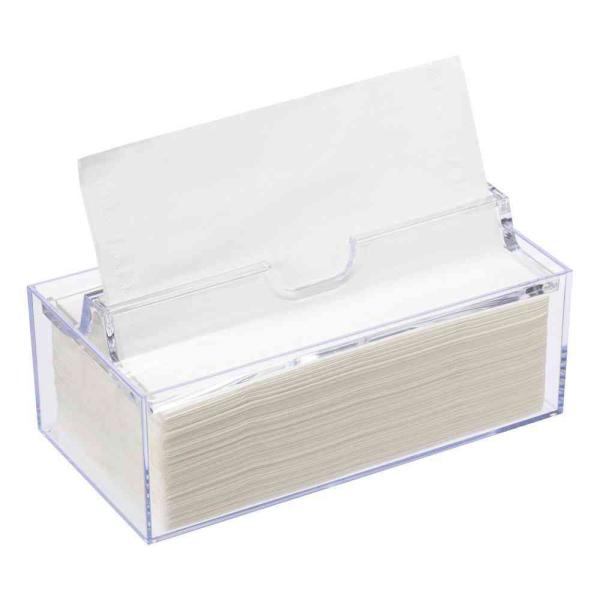 落としフタ式で、最後の1枚までスムーズに取り出せます。スケルトンタイプで残量がよく分かります。