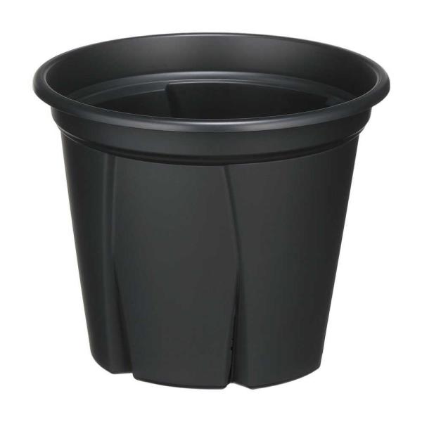 スリット加工により強い根の育成を助けます。【特徴】持ち運びしやすいフランジと排水性を考えた底面構造