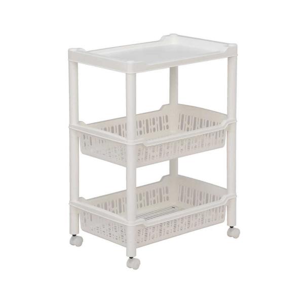 ●バスケットはメッシュタイプで通気性抜群●キッチンやリビングでの小物整理に