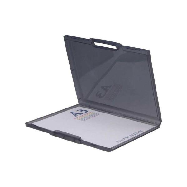 他サイト： 和泉化成 A3アクティブファイルケース スモークの商品画像