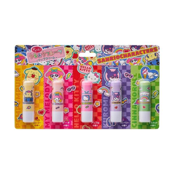 サンリオキャラクターズ ギュッと！ うるおうフルーツリップクリーム