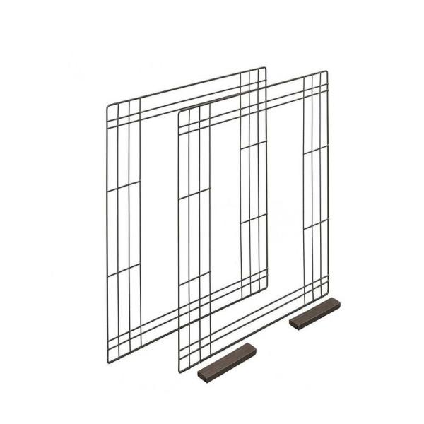 他サイト： アイリスオーヤマ コンビネーションサークル用左右連結セット ウォールナットの商品画像