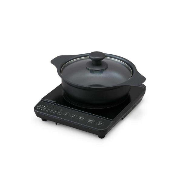 アイリスオーヤマ IHコンロ鍋セット 1000W IHKP‐T39220‐B
