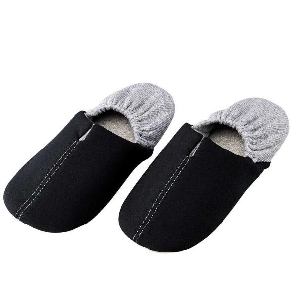 いざという非常時にガラス片から足を守る、普段づかいできる防災スリッパ。非常時にサッと履けて歩きやすいデザイン普段はかかとを踏んでお家の中で、いざという非常時にはさっと履いてピタッとフィット！1100ニュートンの耐踏抜き性試験もクリアした「釘...