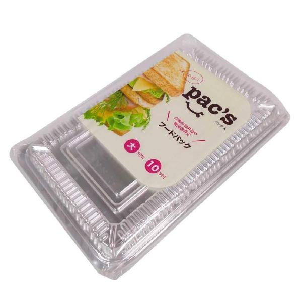 ベーシックなサイズのフードパックです。お弁当やおすそ分けに適しています。江戸川物産,フードパック