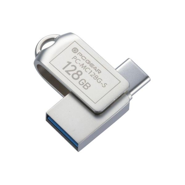 ●次世代USB規格「Type-C」と従来規格「Type-A」の両コネクターを搭載●USB3.2Gen1（USB3.1Gen1／USB3.0）高速データ転送対応で、USB2.0にも対応●USBポートに差し込むだけで使用できます●容量は128GBです
