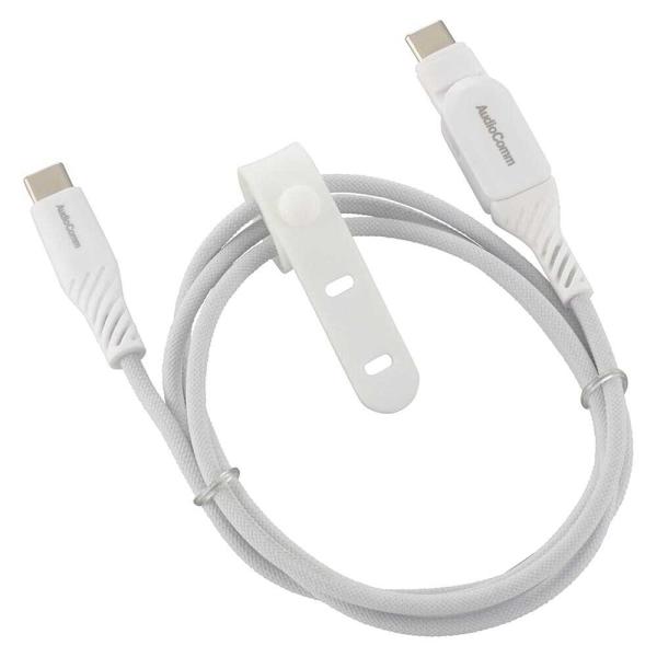 ● スマートフォンの横持ちに便利な、片側スイング式（180°回転）● ケーブル表面処理に、さわり心地の良いナイロンメッシュ素材を採用● 「断線」や「屈曲」に強い素材を使用、当社従来品より約3倍の耐久性を実現● 最大100W（20V／5A）の...