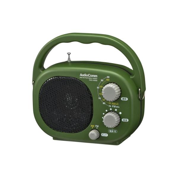 オーム電機 AudioComm AM／FM豊作ラジオ 1台 : サンドラッグe-shop