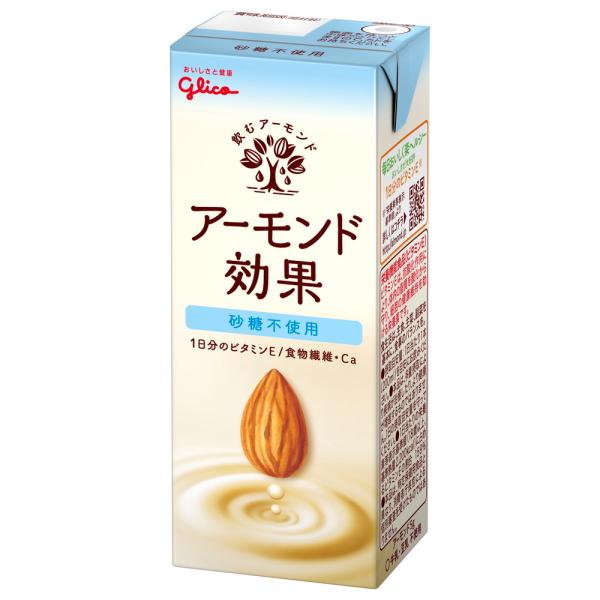 ◆江崎グリコ アーモンド効果 砂糖不使用 200ml【12個セット】