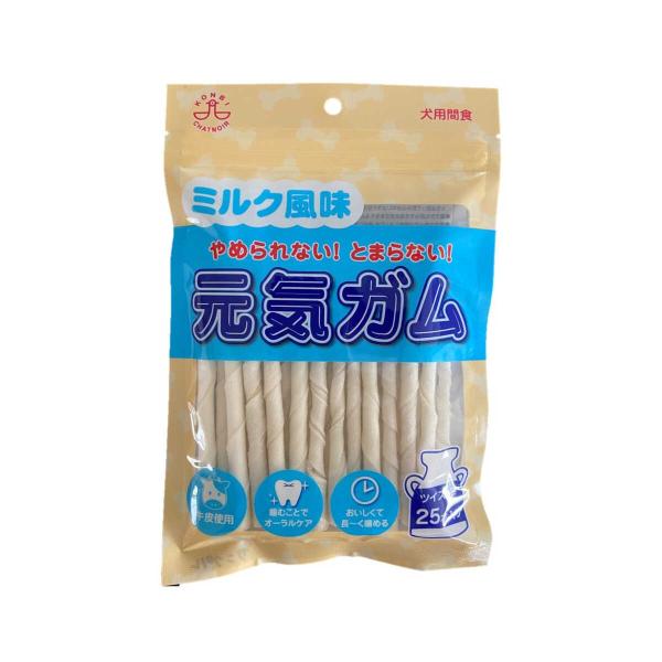 厳選された牛皮だけを使用した硬い犬用ガム。硬いガムをよく噛むことで歯垢・歯石を抑えます。