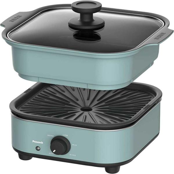 ピーコック コンパクトグリル鍋 WGV-A60 : サンドラッグe-shop - 通販