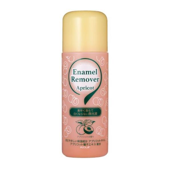 アセトン配合で落としにくいネイルも素早くオフできる除光液●アセトンタイプ●保湿成分配合　アプリコットオイル(アンズ核油)　アプリコット種子エキス(アンズ種子エキス)●アプリコットの香り