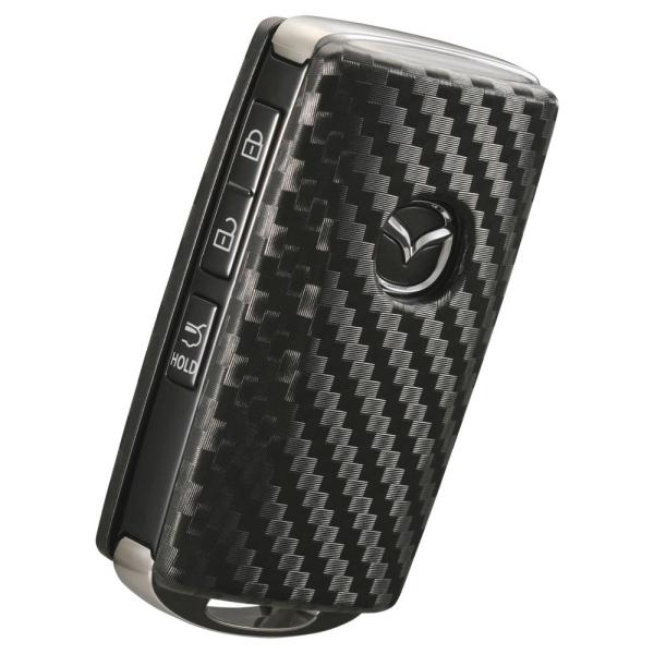 ●軽量＆薄型 電子キーの形状に合ったシェルタイプのキーカバーなので、かさばらず軽量です。●カンタン装着 本製品は、粘着テープで電子キーに貼り付けるだけなので、カンタンに装着できます。●スポーティなカーボン調デザイン 電子キーを傷から守りなが...