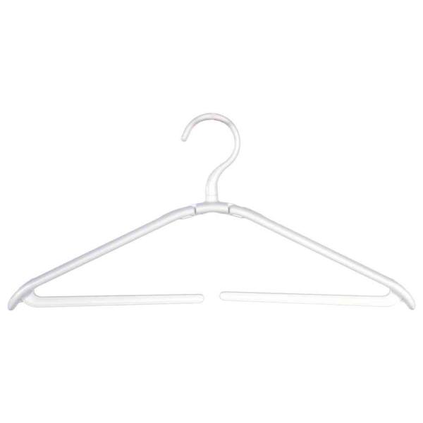 他サイト： シンコハンガー 折りたたみハンガー ホワイトの商品画像