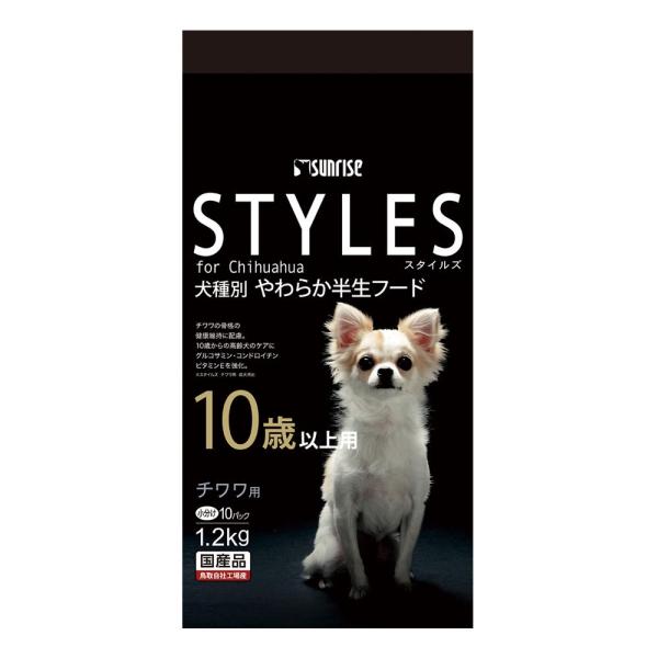 10歳以上の愛犬に必要な栄養バランスに配慮した犬種別やわらか半生フードです。チワワの健康な骨格づくりに配慮して、ミルクカルシウムを配合。