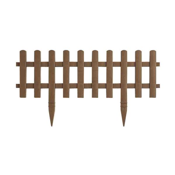 庭とアプローチを仕切るエッジングや花壇の縁取りに。ジョイントで簡単に連結でき、厚みがあるので丈夫です。本体3枚、ジョイント6個