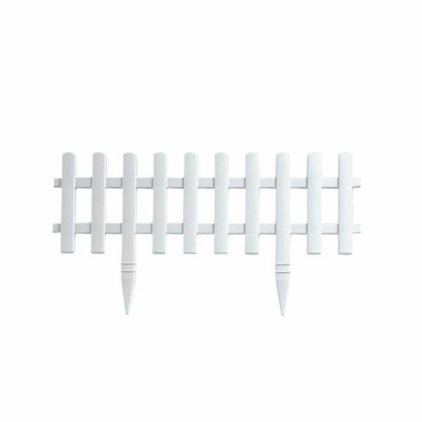 庭とアプローチを仕切るエッジングや花壇の縁取りに。ジョイントで簡単に連結でき、厚みがあるので丈夫です。本体3枚、ジョイント6個