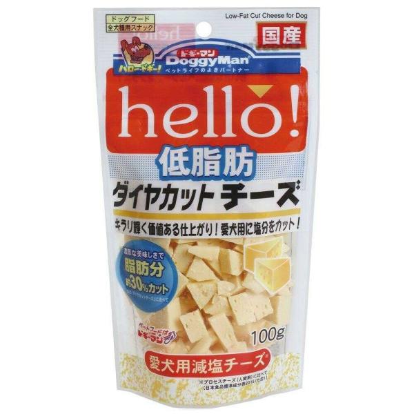 ●芳醇なおいしさをそのままに、脂肪分を約30％カット。（※当社「hello！ダイヤカットチーズ」に比べて）●人間用のプロセスチーズに比べ、20％塩分をカット！チーズをたっぷり使ってつくりました。●シンプルに仕上げたプレーンな味わいにチーズ好...