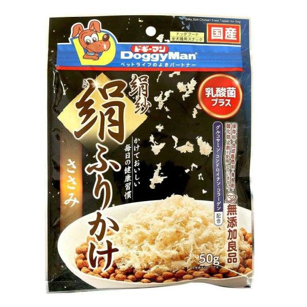 ●毎日食べて欲しいから、保存料、合成着色料、発色剤、酸化防止剤を使わずにつくりました。●毎日のごはんにふりかけて健康維持。●乳酸菌、コンドロイチン、グルコサミン、コラーゲンを配合。●2ヶ月未満の幼犬には与えないでください。