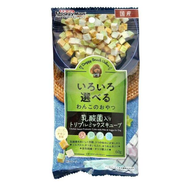 ●腸内フローラのバランスを整える16種35株の乳酸菌配合。●やわらかく、食べやすいひとくちサイズのおやつです。●チーズ、ほうれん草、さつまいも、ミルクの深く濃厚な味わい。●用途やお好みに応じた商品セレクト。ドギースナック　バリューシリーズで...