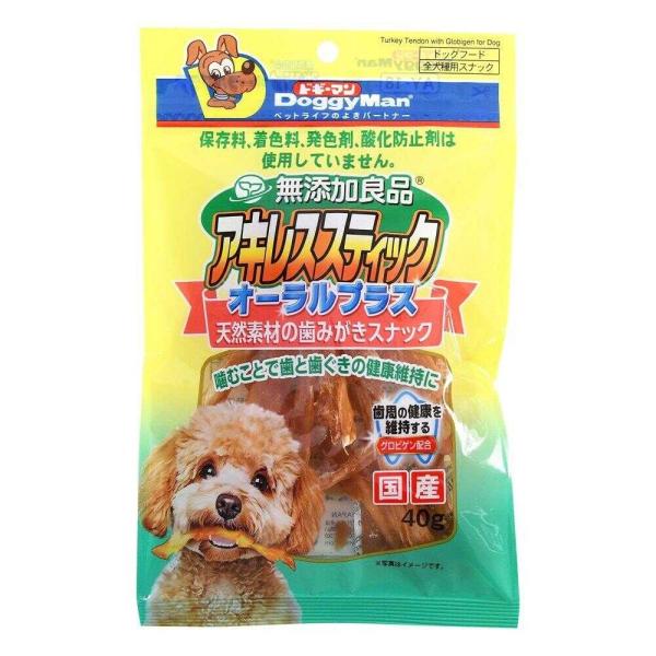 ●保存料、着色料、発色剤、酸化防止剤不使用。●鳥すじ肉にグロビゲンを配合した、おいしいデンタルケアスナック。●大切な家族だから気になる添加物は使わない、加えない。それがドギーマンの無添加良品シリーズです。●幼犬には与えないでください。