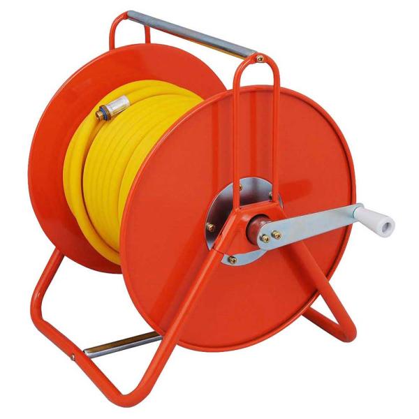 動噴用ホースの巻取機です。動噴パーツ。ホースがセットになった動噴用のホースを巻き取るパーツです。●ネジ：G1/4。●ホース長さ：30m。●金具付。●ホースサイズ：内径8.5×外径14.5mm。