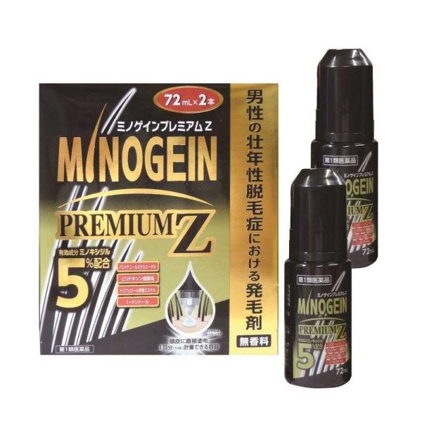 ミノキシジル5％のほか、頭皮環境を整える4種の有効成分を配合した発毛剤です。