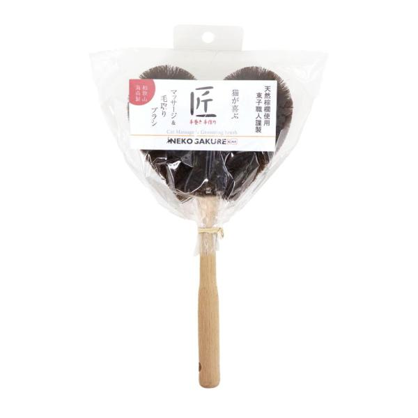 一般的に流通しているパーム素材ではなく棕櫚と呼ばれる柔らかく弾力性のある素材を使用した猫用マッサージブラシ。農薬や消毒薬を使用することなく作り上げているため、猫ちゃんのデリケートな肌にもやさしく、安心してお使いいただけます。ひとつひとつ職人...