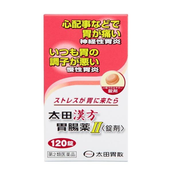 太田漢方胃腸薬IIは、ストレスなどの原因により自律神経が乱れることによって起こる、神経性胃炎や慢性胃炎を改善する胃腸薬で、ストレスの多い現代社会に適しています。漢方処方の安中散に茯苓を加えることで、効きめを強化しました。胃腸虚弱にもすぐれた...