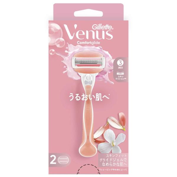 ●うるおい肌へ剃った後もついついさわりたくなる、うるおい感お出かけ先でも、デートでも！●うるおいグライドジェル：お肌を保護するグライドジェルでびっくりする剃り心地。●ホワイトティの香り●なめらかシェービングスキンフィット：太陽の光で気づく、...