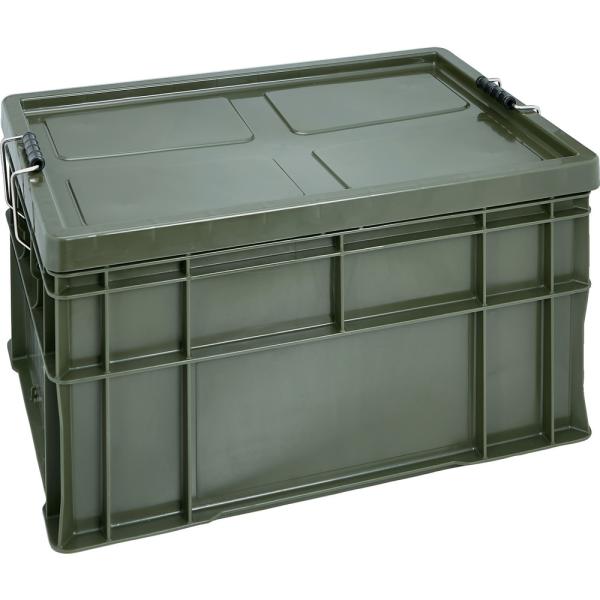 ●衝撃に強く、長持ちするプロ仕様の収納箱です。●ステンレス製の金具を使用しているため、耐久性に優れています。●容量（Ｌ）：７５●色：オリーブドラブ（ＯＤ）●外形寸法（ｍｍ）間口：６６５●外形寸法（ｍｍ）奥行：４５８●外形寸法（ｍｍ）高さ：３...