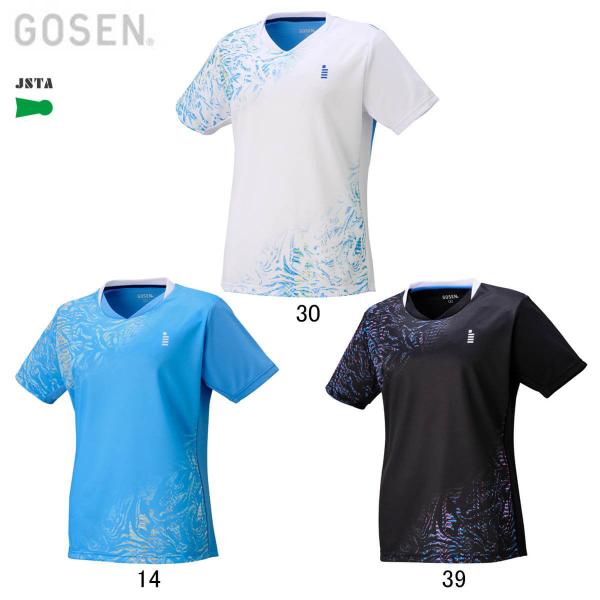 ゴーセン GOSEN レディース ゲームシャツ テニス･バドミントン アパレル(レディース) (T2543) GOSEN（ゴーセン） GOSEN T2543 レディース ゲームシャツ アパレル