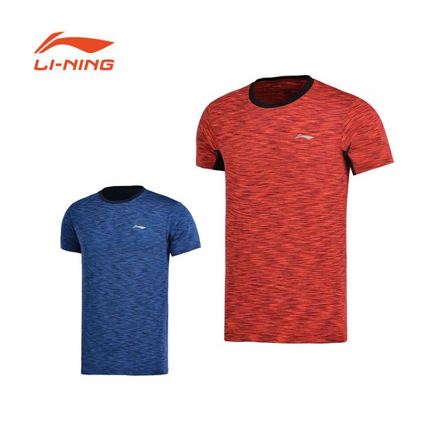 【大特価】LI-NING ATSM181 トレーTシャツ 軽量 心地よい肌触り カッコいい リーニン【メール便可】