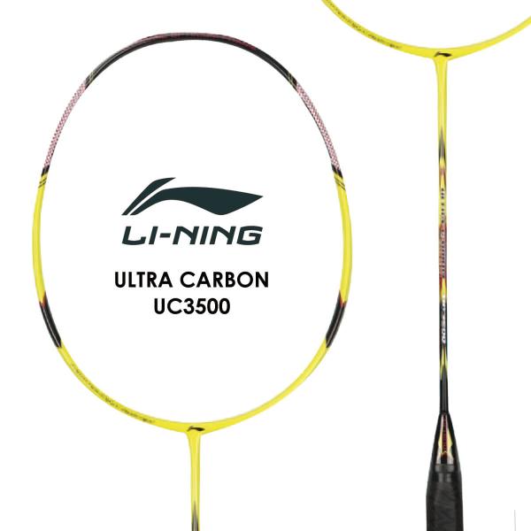 リーニン UC3500 ultra carbon 3500 ガット張りサービス！ LI-NING LI-NING UC3500 ULTRA CARBON 3500 バドミントンラケット