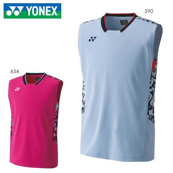 YONEX 10522 メンズゲームシャツ(ノースリーブ) トップス テニス