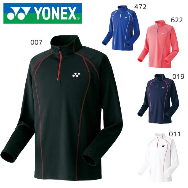 新品未使用 L レディース テニスウェア YONEX ネイビー アウター YONEX（ヨネックス） YONEX 32004 ミドラートップ スタンダードサイズ