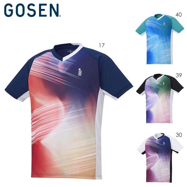 バドミントンウエア　ゴーセン2枚セット GOSEN（ゴーセン） GOSEN T2346 ゲームシャツ ウェア(ユニ/メンズ