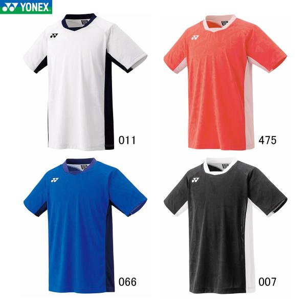 YONEX バドミントンシャツ Oサイズ　10543 マレーシア代表　北都銀行 YONEX 10543 メンズゲームシャツ(フィットスタイル) バドミントン