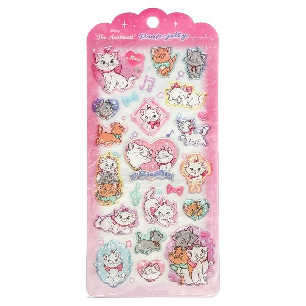 【30%OFF】ドロップジュエリーシール おしゃれキャット 141401 クラックス シール キャラクターグッズ かわいい 大人 子供 コレクション 交換 マリーちゃん