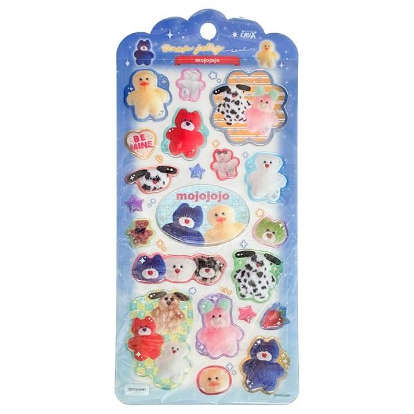 【30%OFF】ドロップジュエリーシール mojojojo 実写 141405 クラックス シール キャラクターグッズ かわいい 大人 子供 コレクション 交換