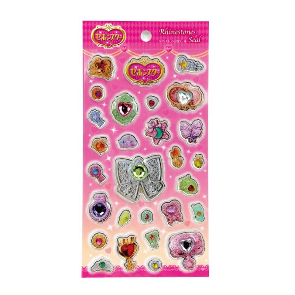 【30%OFF】セボンスター ラインストーン付きシール ピンク 25200101 funbox シール交換 コレクション 宝石 きらきら 大人 子供 懐かし 小学生 女の子