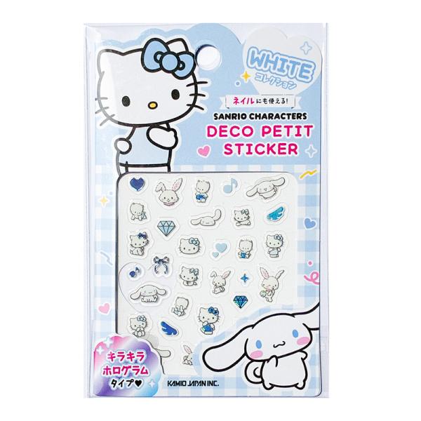 キラキラデコプチステッカー サンリオ/WHITE ホワイト 白 308041 クラックス キャラクターグッズ シール交換 ネイル デコレーション 小さい かわいい 推し色