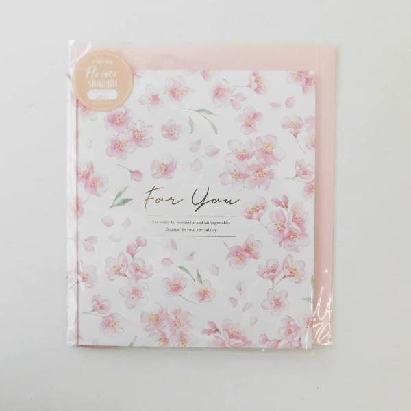 フラワー2つ折り色紙 さくら 62-215 Z&K : サンフェロー - 通販