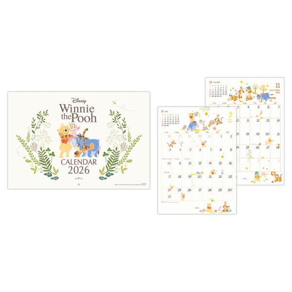 たっぷりの書き込みスペースがうれしい二つ折りのカレンダー。広げると大きめサイズの壁掛けタイプとして使えます。●サイズ：220×322mm●開いたサイズ：440×322mm●内容：見開き13ページ・祝日表記：英語●ホチキス綴じ