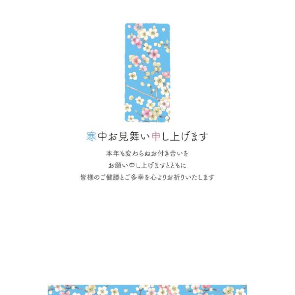 余ったら来年も使えるデザインの寒中ハガキです。挨拶文入りなので、一言添えたり差出人を書くだけで送れます。寒中はがきは、松の内(1/1〜1/7)が明けてから立春(2/3頃)までに送る挨拶状です。出す相手や自分が喪中の場合、喪中と知らずに年賀状...